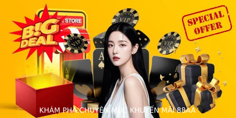 Khám phá chuyên mục khuyến mãi 88AA với nhiều ưu đãi hấp dẫn dành cho thành viên mới và cũ