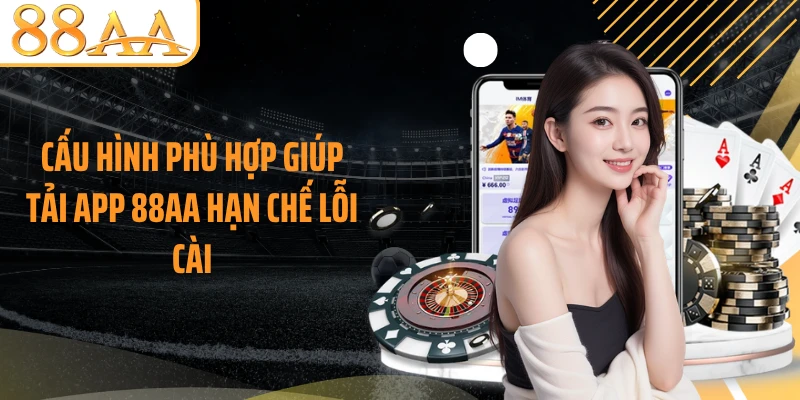 Cấu hình phù hợp giúp tải app 88AA hạn chế lỗi cài