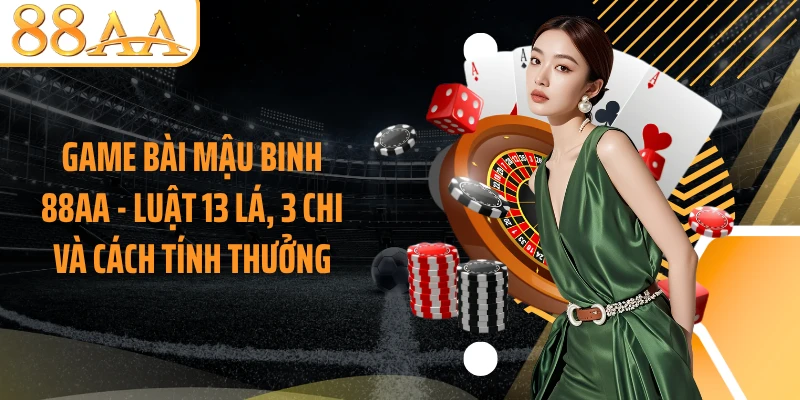 Game Bài Mậu Binh 88AA - Luật 13 Lá, 3 Chi Và Cách Tính Thưởng